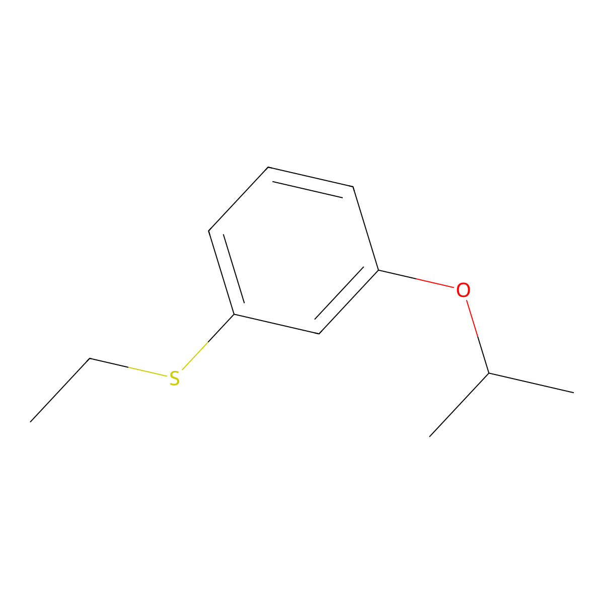 Ethyl 3-iso-propoxyphenyl sulfide molecular structure, CAS 1314950-91-8