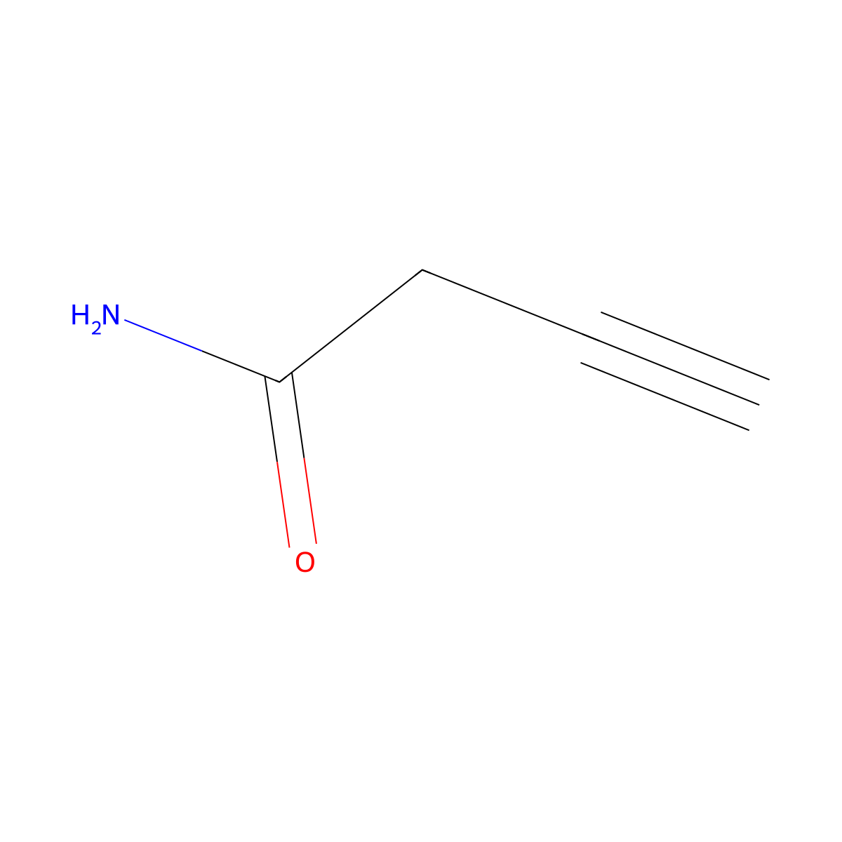 3-Butynamide molecular structure, CAS 1314952-20-9