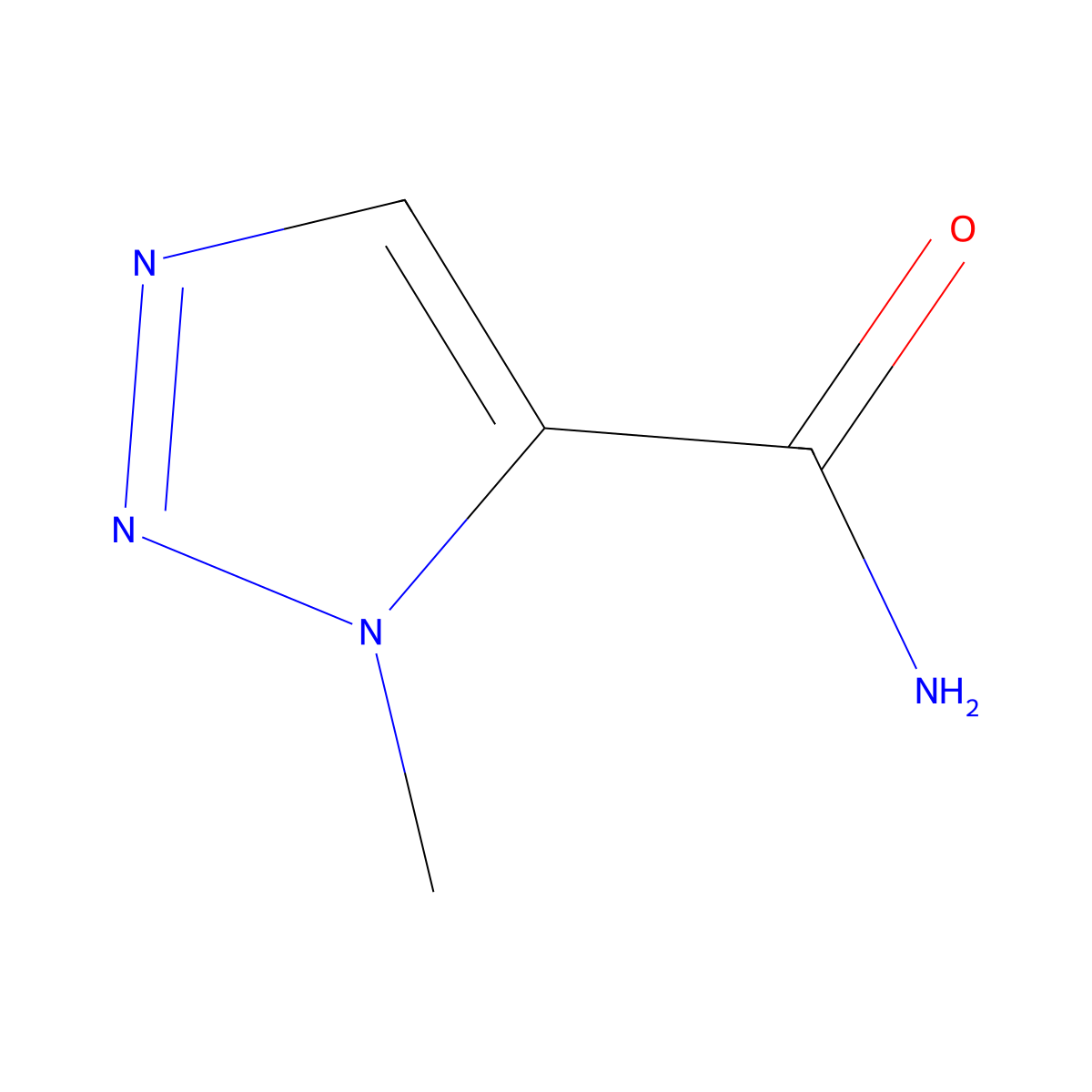 1-Methyl-1H-1,2,3-triazole-5-carboxamide molecular structure, CAS 1314954-07-8