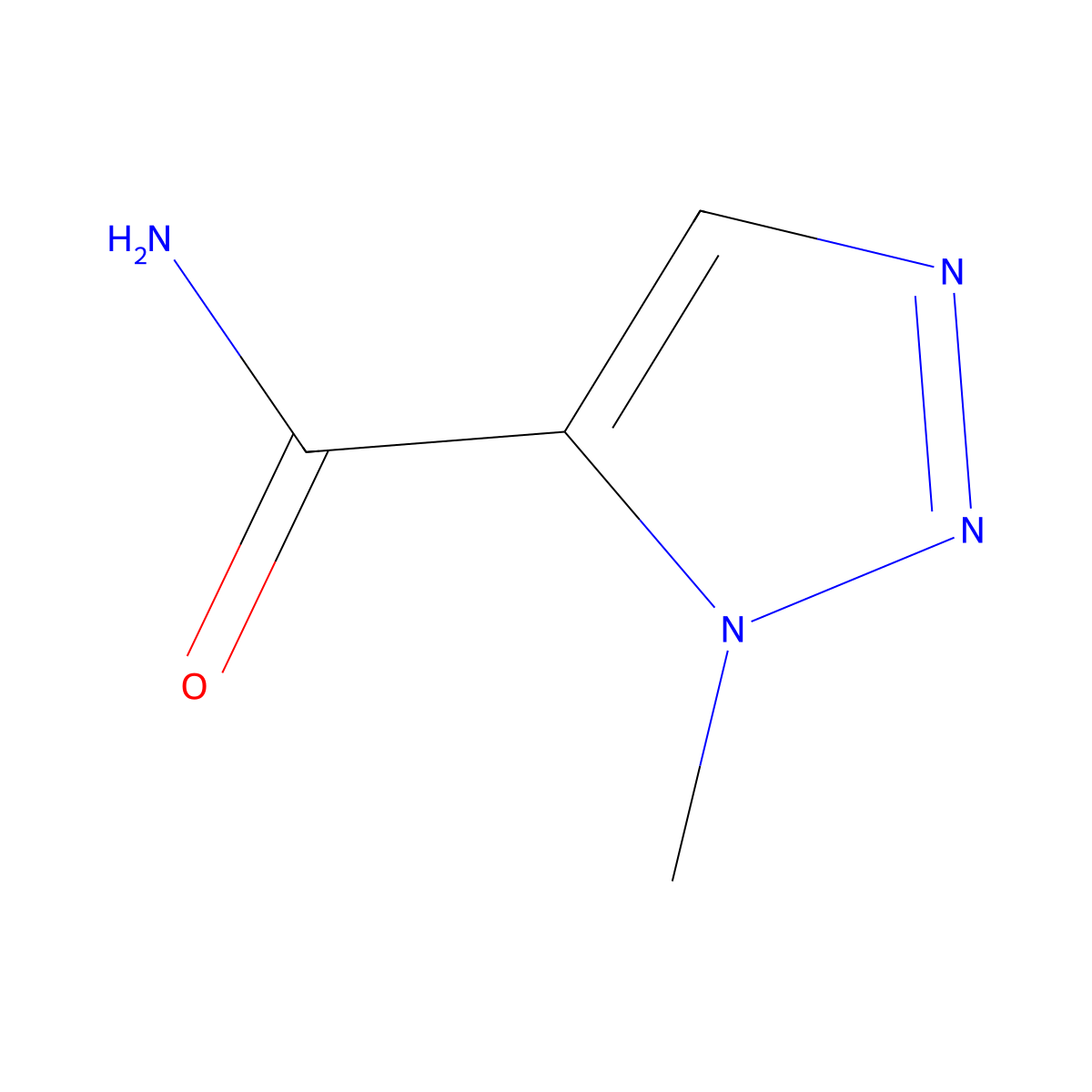 1-Methyl-1H-1,2,3-triazole-5-carboxamide molecular structure, CAS 1314954-07-8