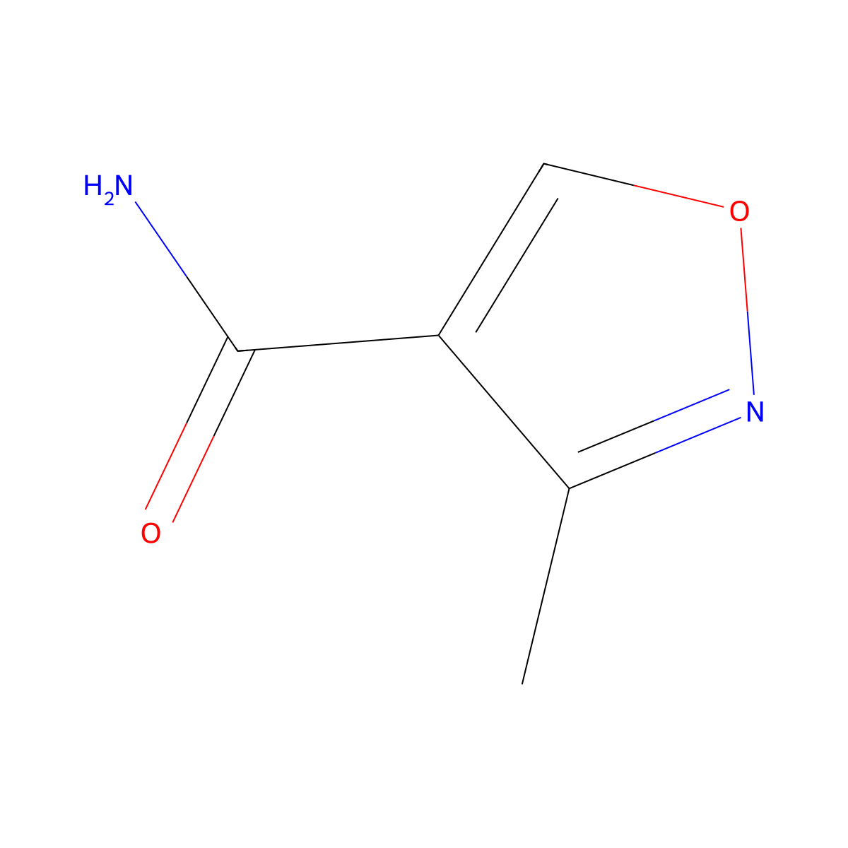 3-Methylisoxazole-4-carboxamide molecular structure, CAS 1314959-75-5