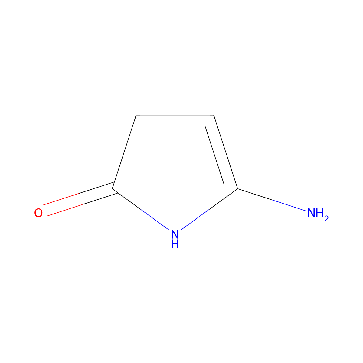 5-amino-2,3-dihydro-1H-pyrrol-2-one molecular structure, CAS 1314960-04-7