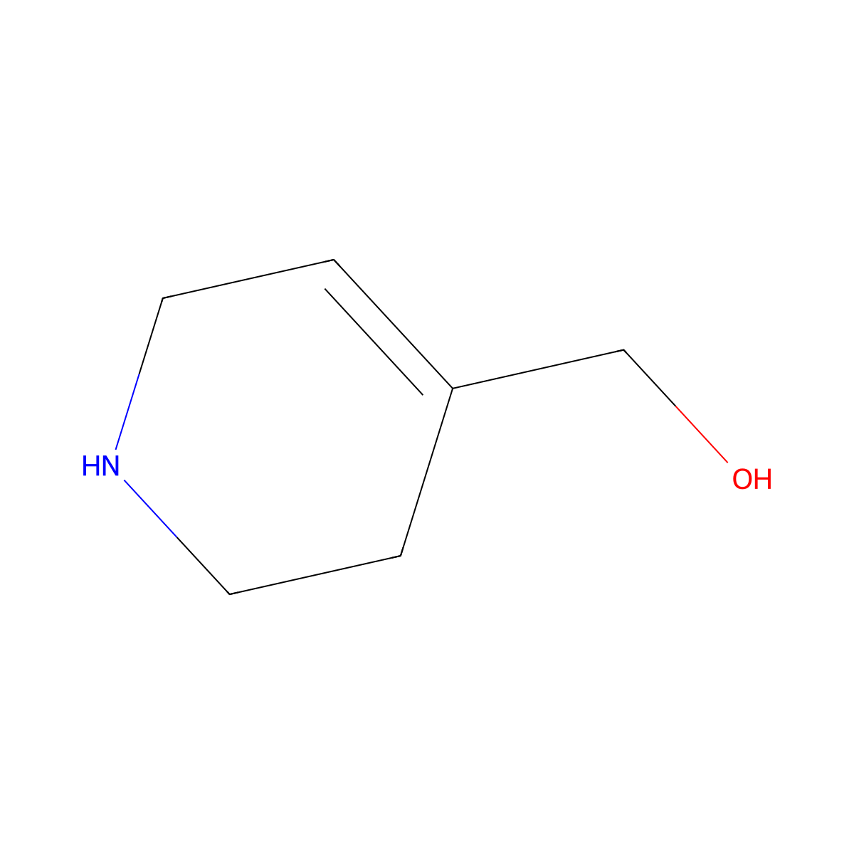 (1,2,3,6-Tetrahydropyridin-4-yl)methanol molecular structure, CAS 1314960-06-9