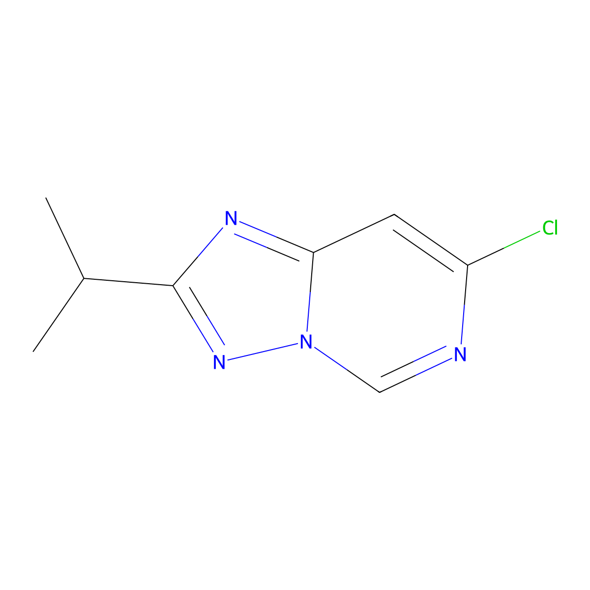 7-Chloro-2-(propan-2-yl)-[1,2,4]triazolo[1,5-c]pyrimidine molecular structure, CAS 1314961-41-5