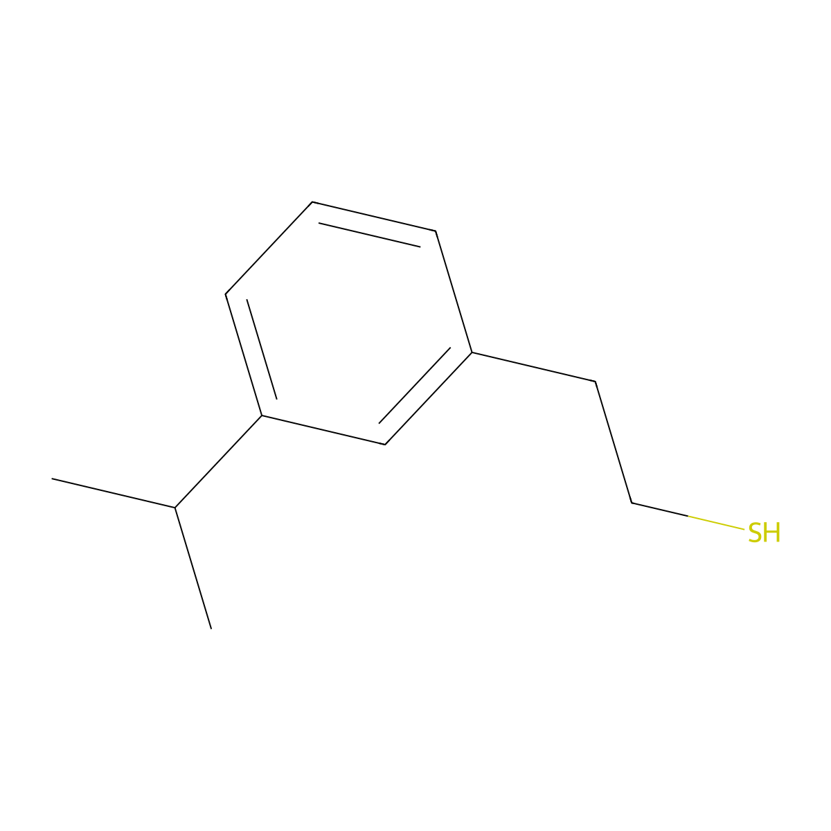 2-(3-iso-Propylphenyl)ethanethiol molecular structure, CAS 1314961-88-0