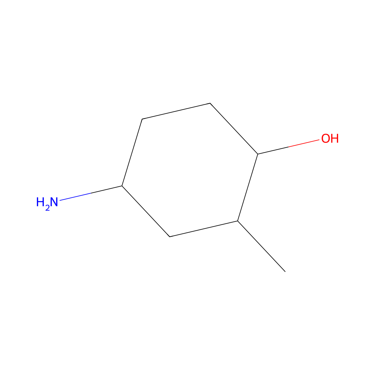 4-Amino-2-methylcyclohexan-1-ol molecular structure, CAS 1314963-60-4