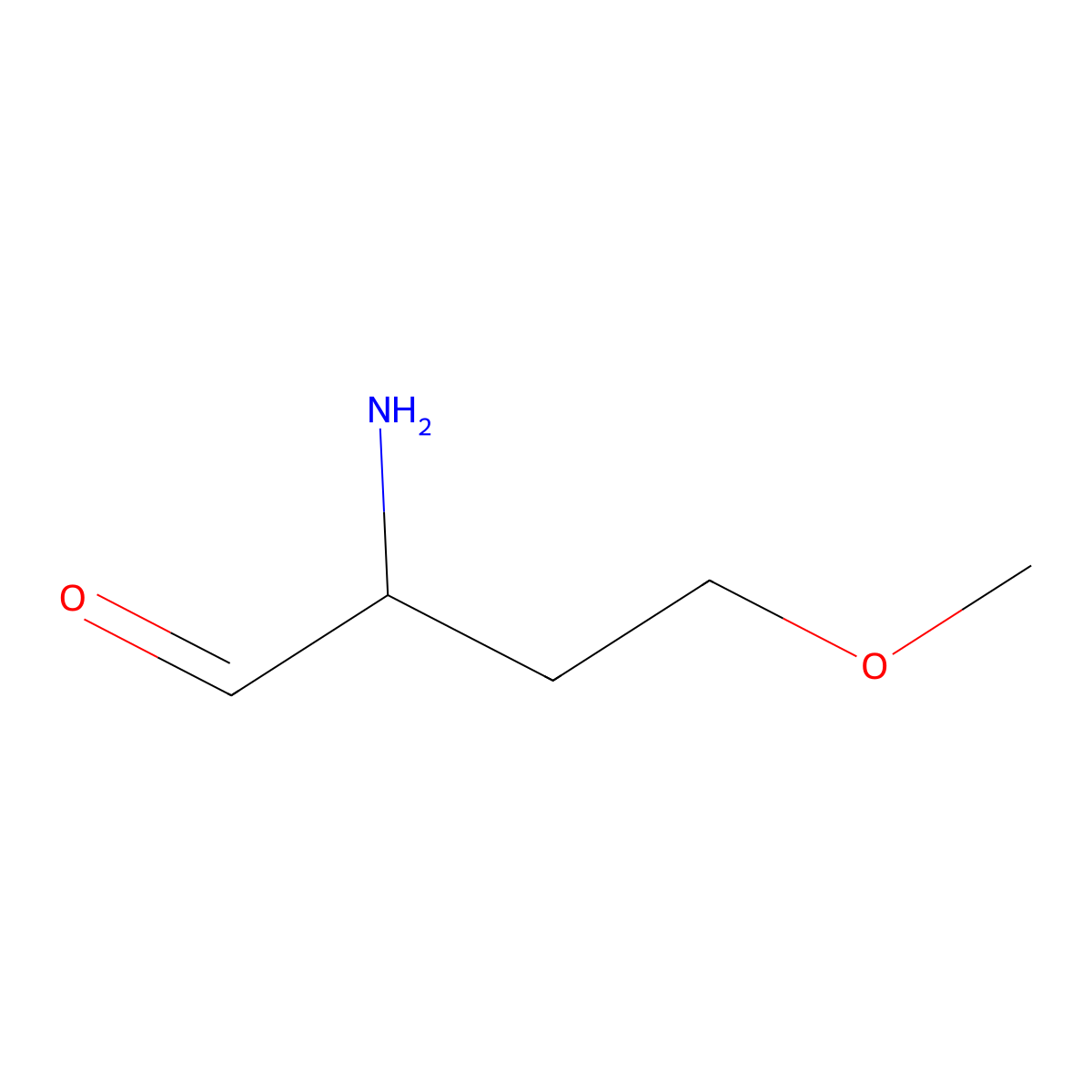2-Amino-4-methoxybutanal molecular structure, CAS 1314964-22-1