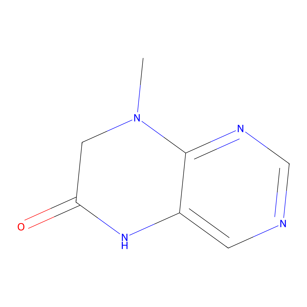 8-Methyl-5,6,7,8-tetrahydropteridin-6-one molecular structure, CAS 1314964-55-0