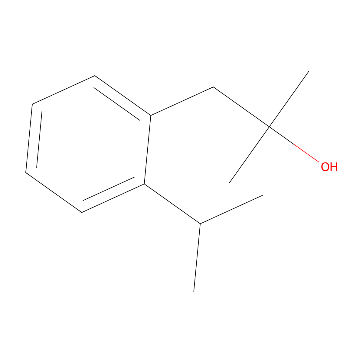 1-(2-iso-Propylphenyl)-2-methyl-2-propanol molecular structure, CAS 1314964-94-7