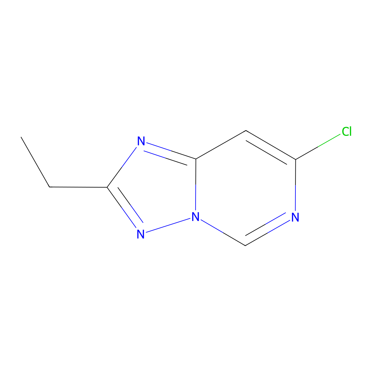 7-Chloro-2-ethyl-[1,2,4]triazolo[1,5-c]pyrimidine molecular structure, CAS 1314965-23-5