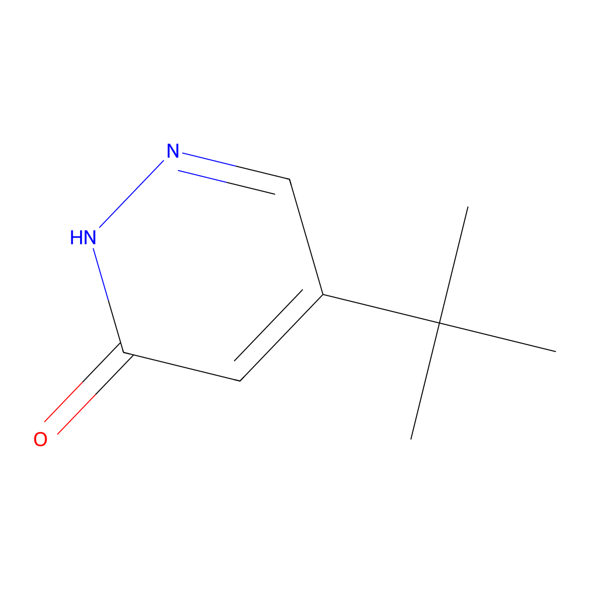 5-(Tert-butyl)pyridazin-3(2H)-one molecular structure, CAS 1314965-65-5