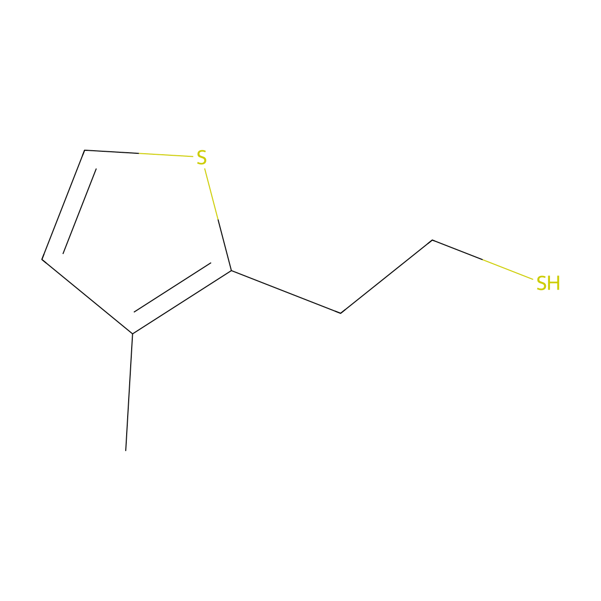 2-(3-Methyl-2-thienyl)ethanethiol molecular structure, CAS 1314966-06-7