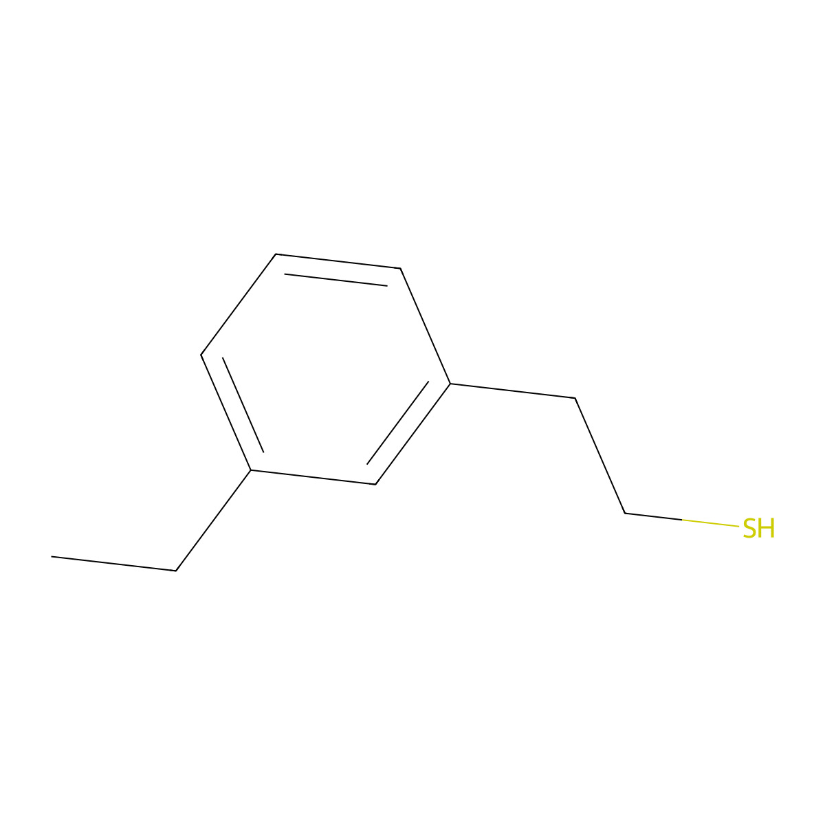2-(3-Ethylphenyl)ethanethiol molecular structure, CAS 1314966-08-9