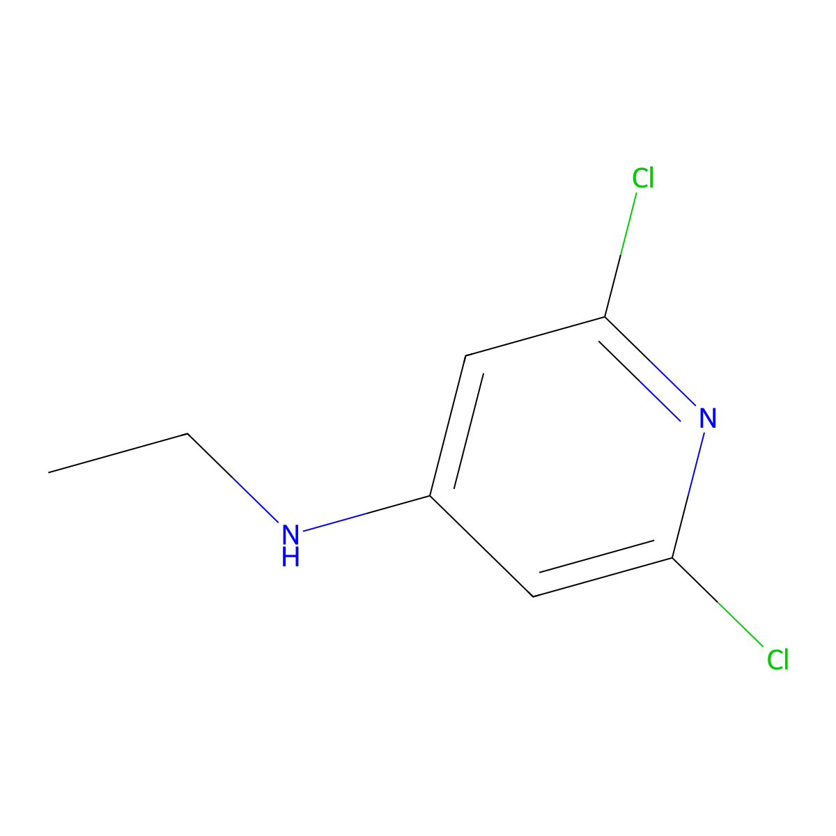 2,6-dichloro-N-ethylpyridin-4-amine molecular structure, CAS 1314966-82-9