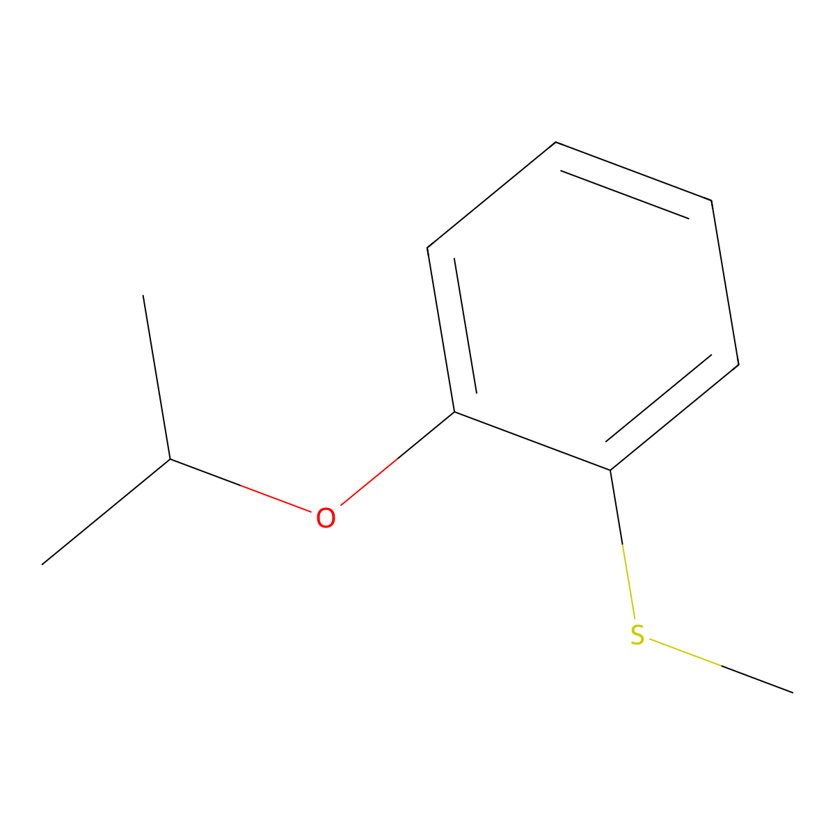 (2-Isopropoxyphenyl)(methyl)sulfane molecular structure, CAS 1314967-02-6