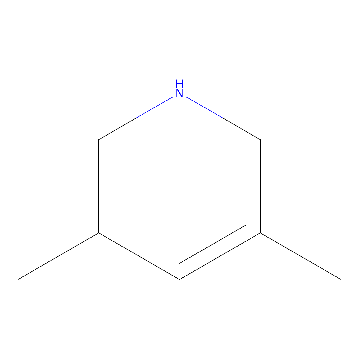 3,5-Dimethyl-1,2,3,6-tetrahydropyridine molecular structure, CAS 1314968-19-8