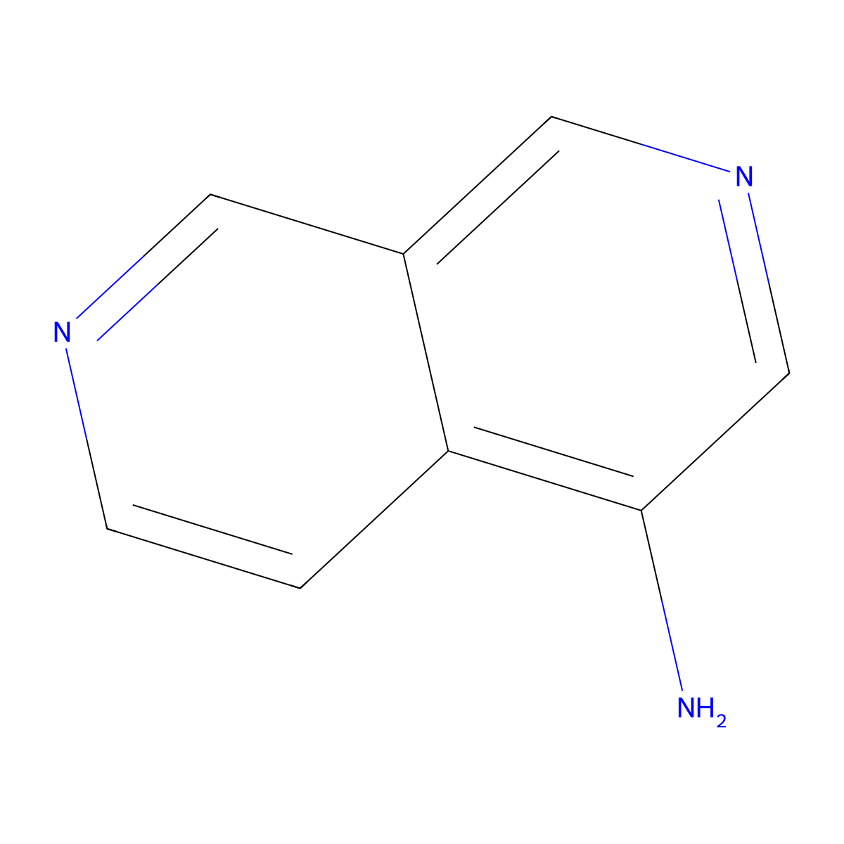 2,7-Naphthyridin-4-amine molecular structure, CAS 1314969-46-4