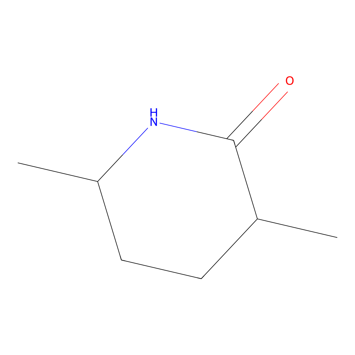 3,6-Dimethylpiperidin-2-one molecular structure, CAS 1314972-44-5