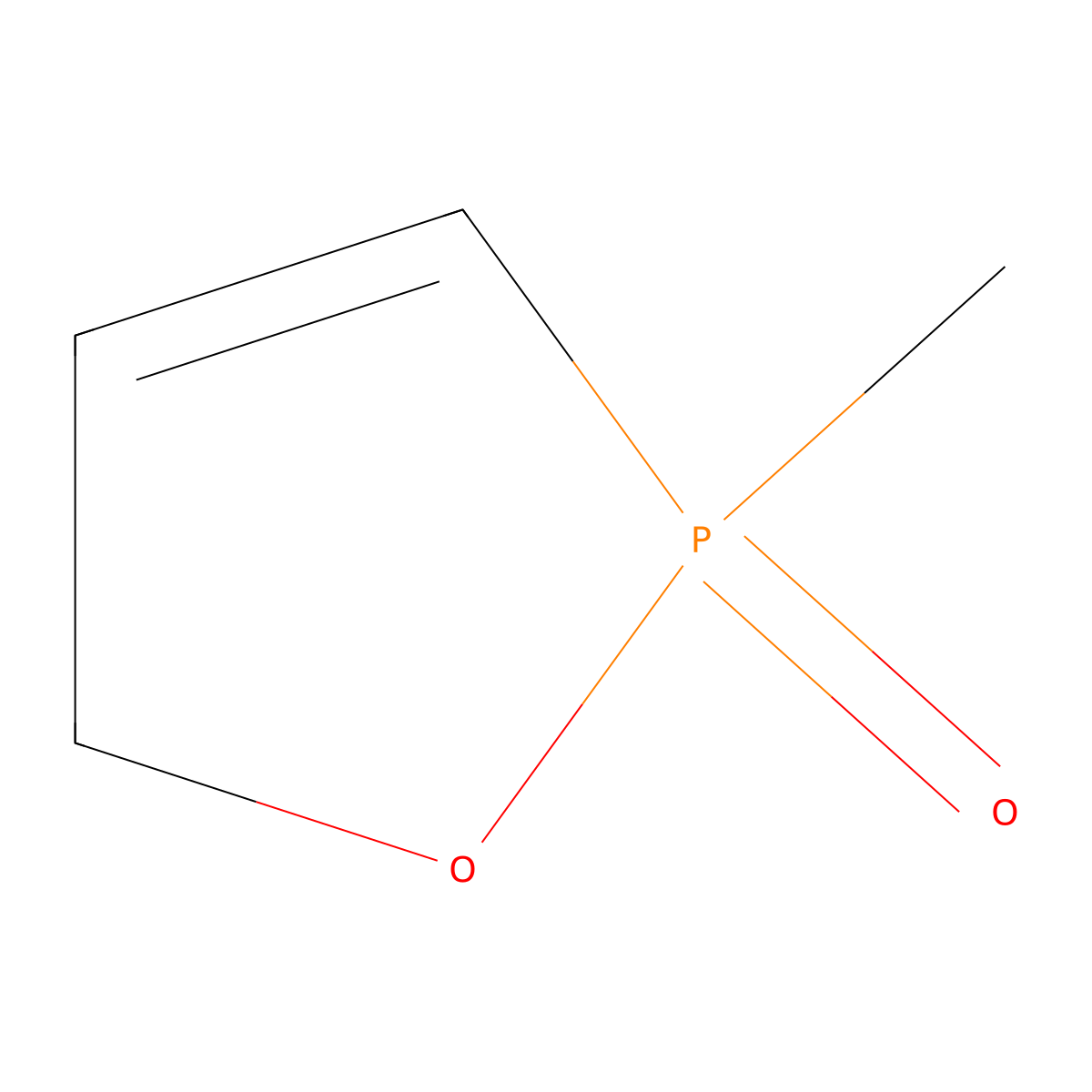Methyl-2,5-dihydro-1,2lambda 5-oxaphosphole 2-oxide molecular structure, CAS 1314972-90-1