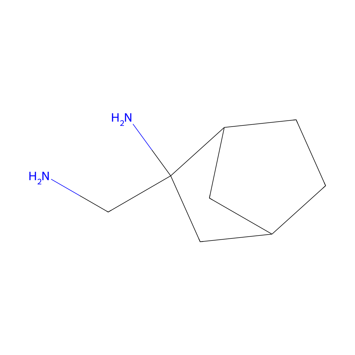 2-(Aminomethyl)bicyclo[2.2.1]heptan-2-amine molecular structure, CAS 1314973-64-2