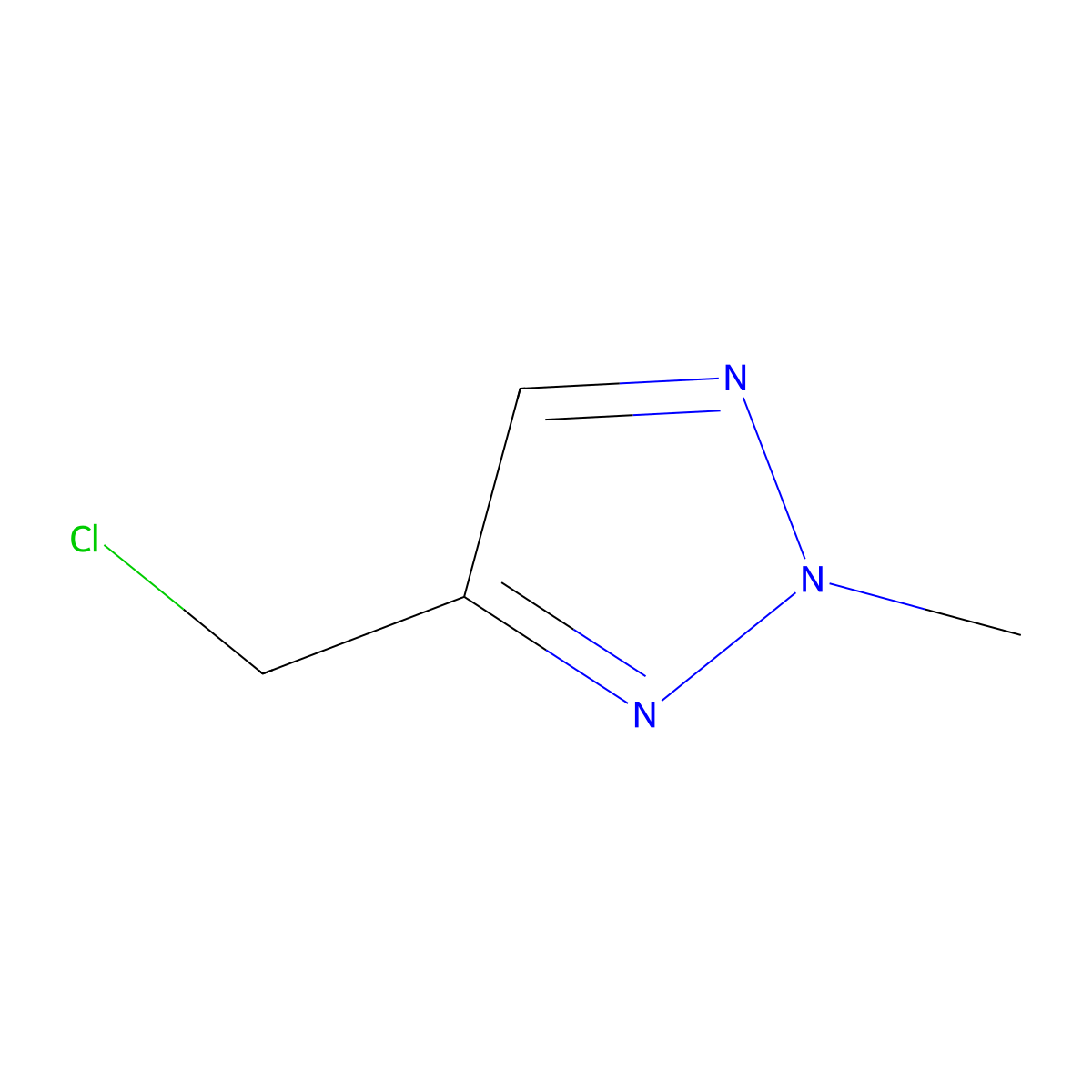 4-(Chloromethyl)-2-methyl-2H-1,2,3-triazole molecular structure, CAS 1314973-93-7