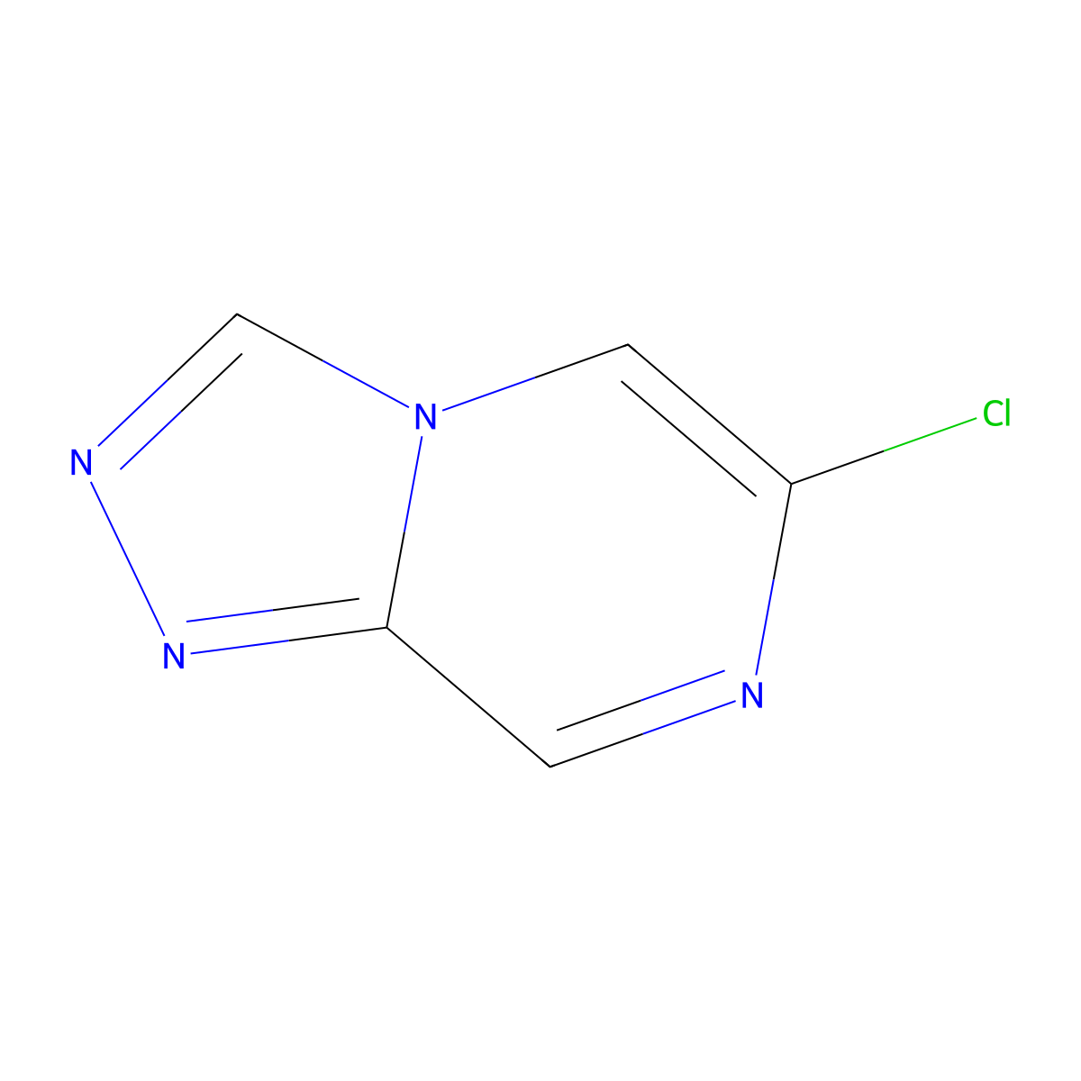 6-Chloro-[1,2,4]triazolo[4,3-a]pyrazine molecular structure, CAS 1314974-66-7