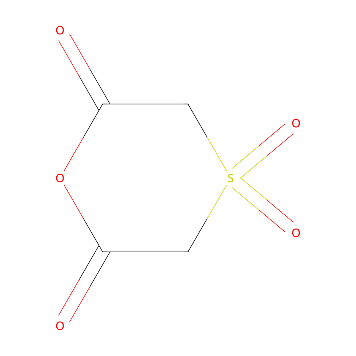 1,4lambda6-Oxathiane-2,4,4,6-tetrone molecular structure, CAS 1314974-79-2