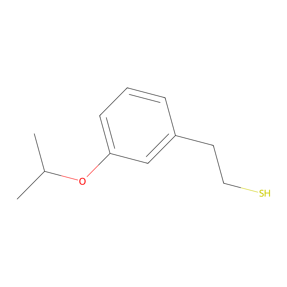 2-(3-iso-Propoxyphenyl)ethanethiol molecular structure, CAS 1314976-67-4