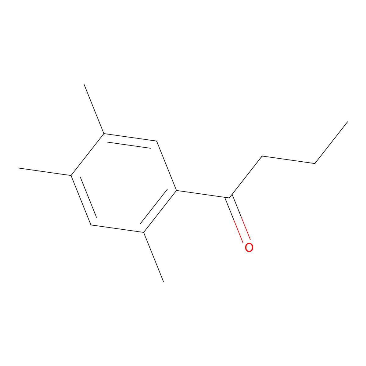 2',4',5'-Trimethylbutyrophenone molecular structure, CAS 1314978-25-0