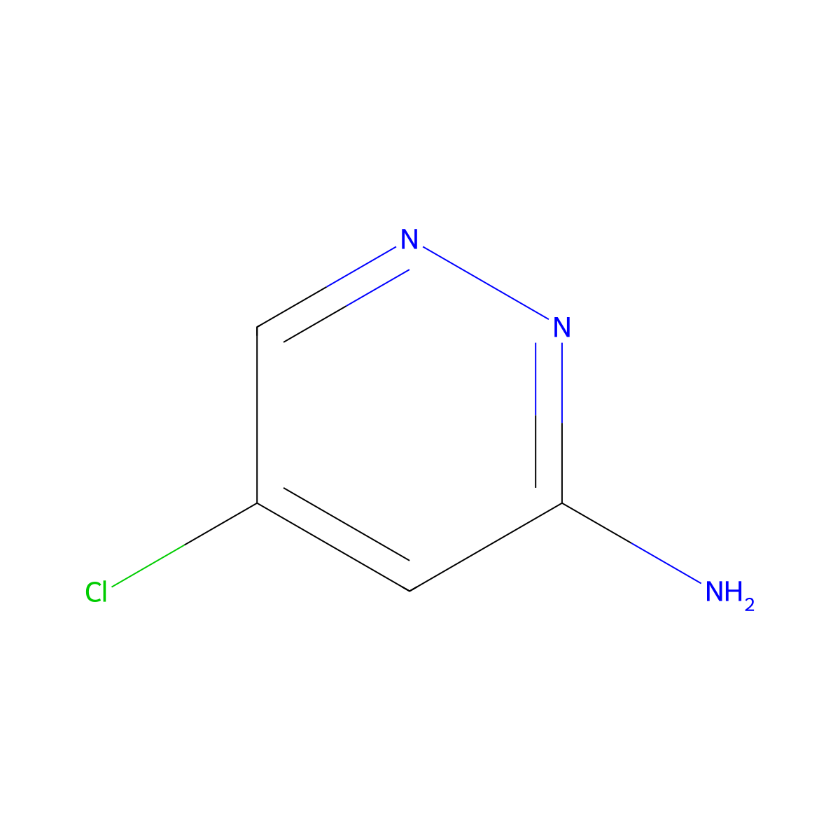 5-Chloropyridazin-3-amine molecular structure, CAS 1314978-36-3