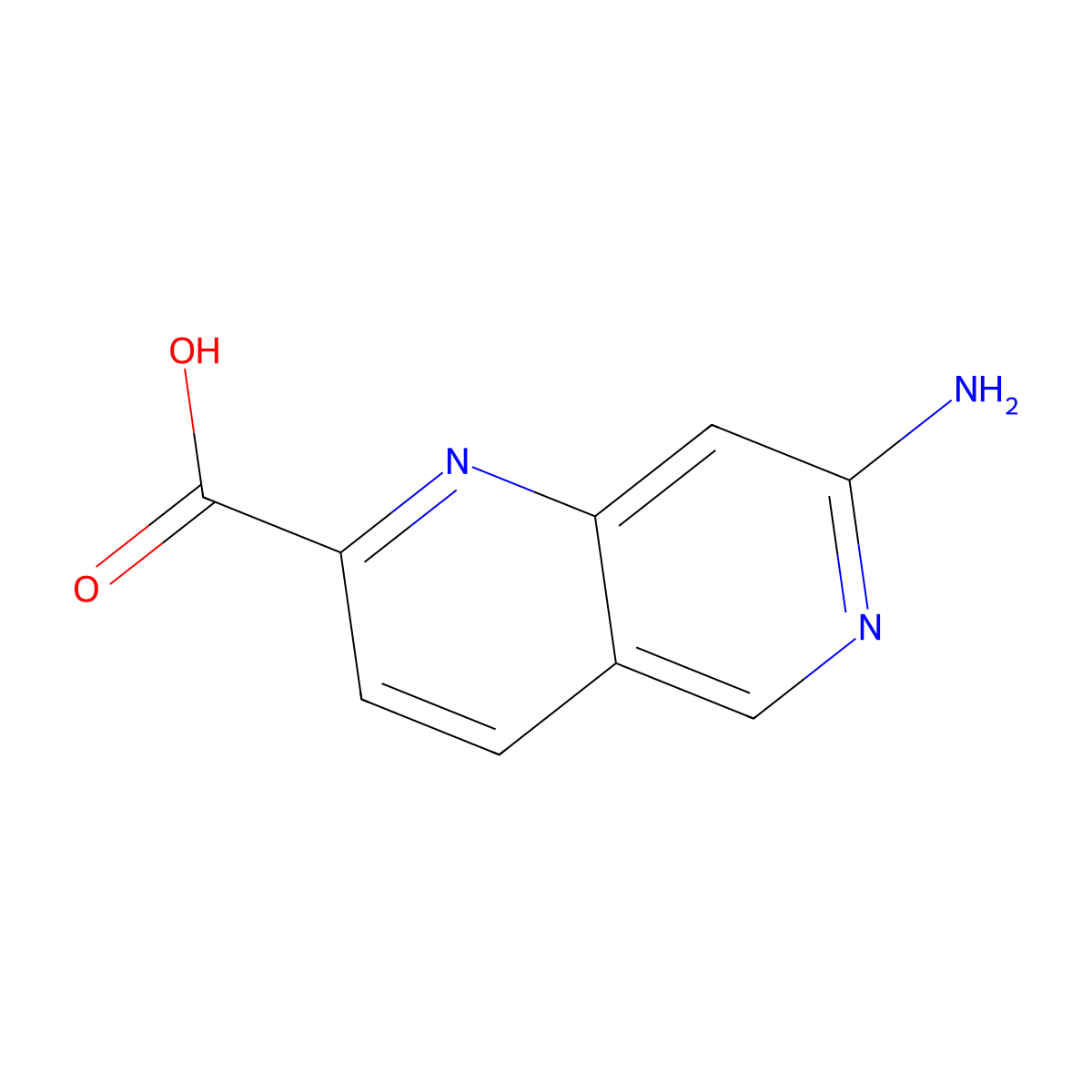 7-Amino-[1,6]naphthyridine-2-carboxylic acid molecular structure, CAS 1314979-29-7