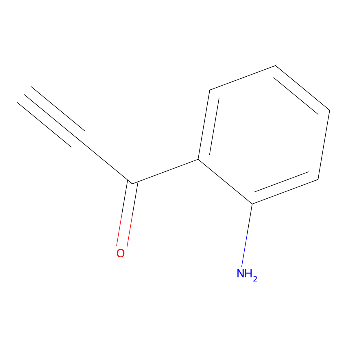 1-(2-Aminophenyl)prop-2-yn-1-one molecular structure, CAS 1314979-90-2