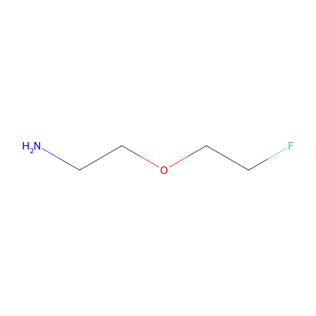 2-(2-Fluoroethoxy)ethan-1-amine molecular structure, CAS 1314980-30-7