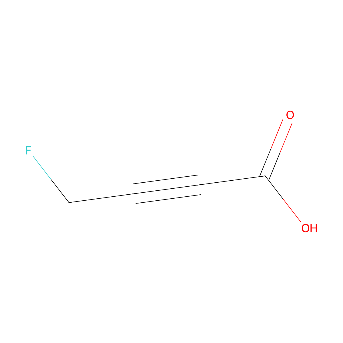 4-Fluorobut-2-ynoic acid molecular structure, CAS 1314980-93-2