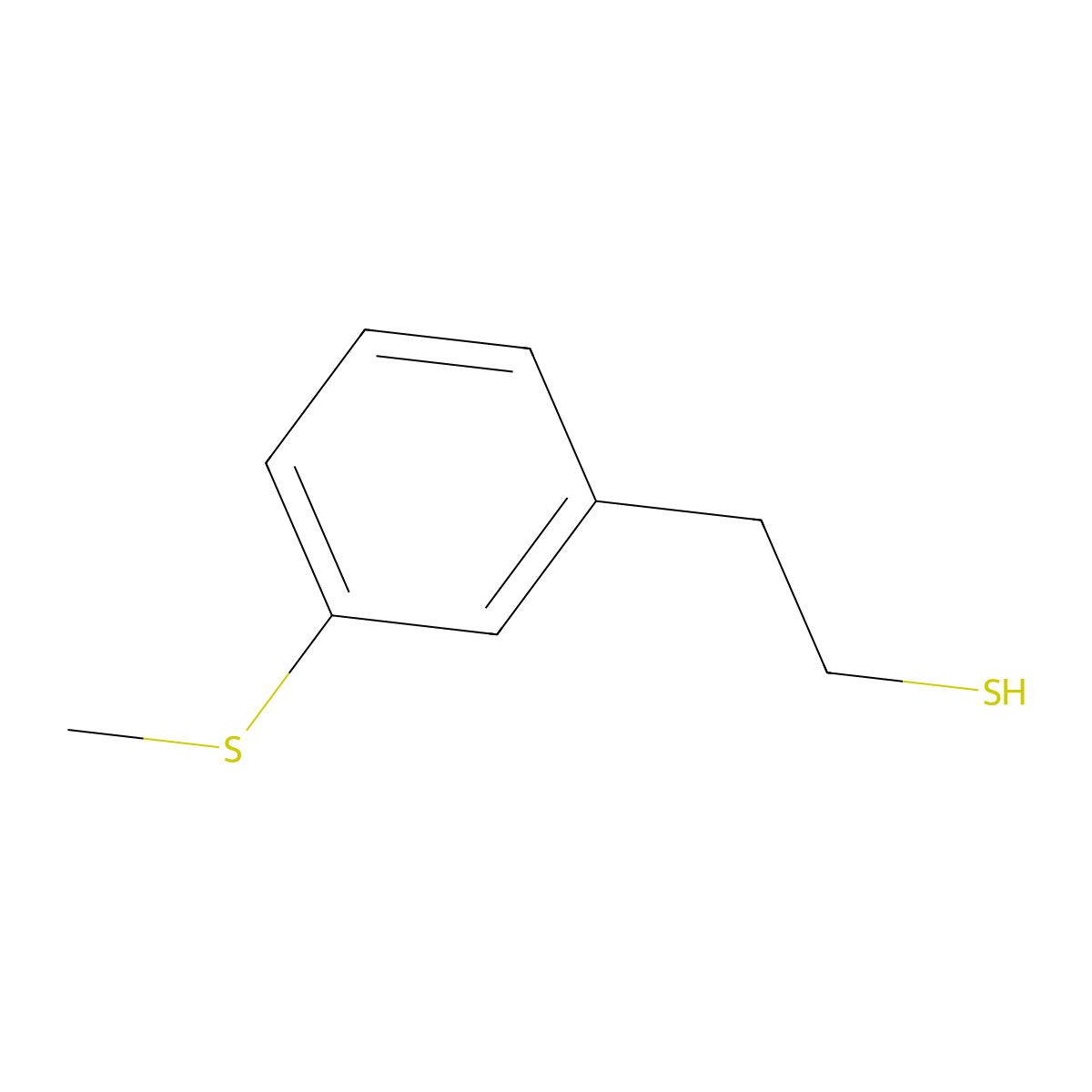 2-[3-(Methylthio)phenyl]ethanethiol molecular structure, CAS 1314985-20-0