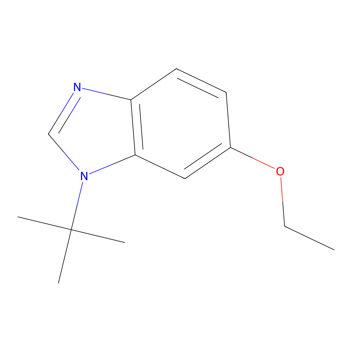 1-tert-Butyl-6-ethoxybenzimidazole molecular structure, CAS 1314987-30-8