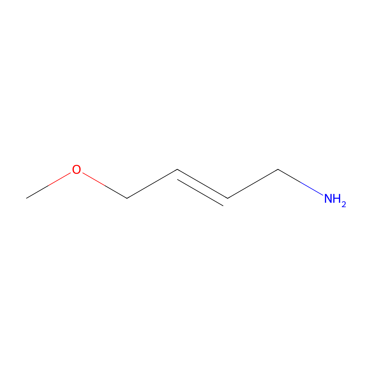 4-Methoxybut-2-en-1-amine molecular structure, CAS 1314989-12-2