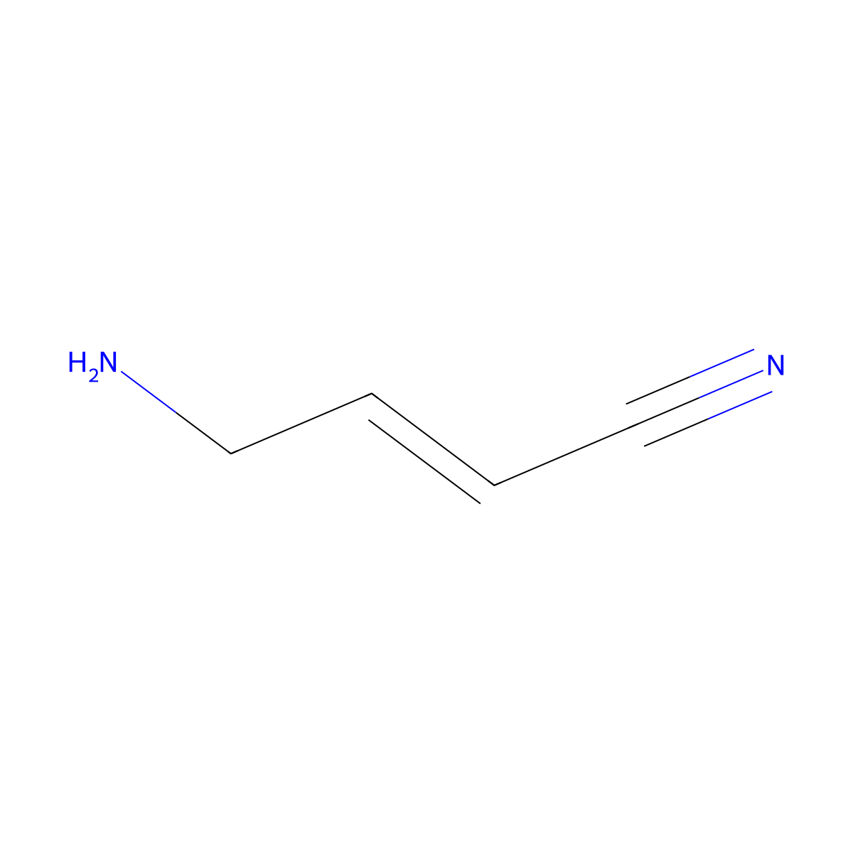 4-Aminobut-2-enenitrile molecular structure, CAS 1314995-21-5