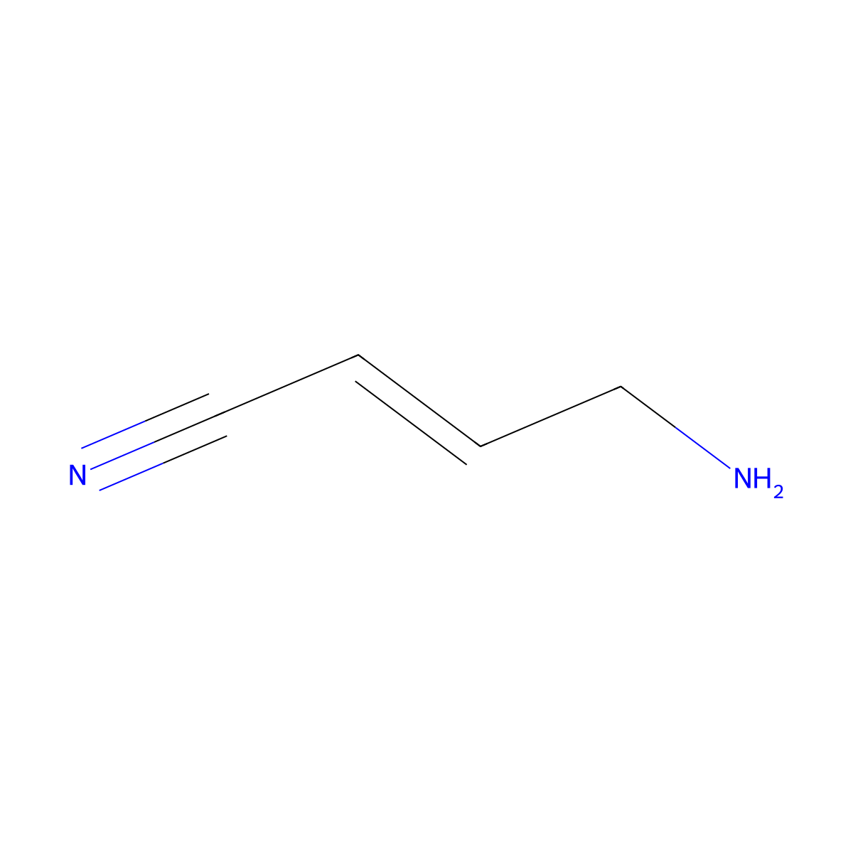 4-Aminobut-2-enenitrile molecular structure, CAS 1314995-21-5