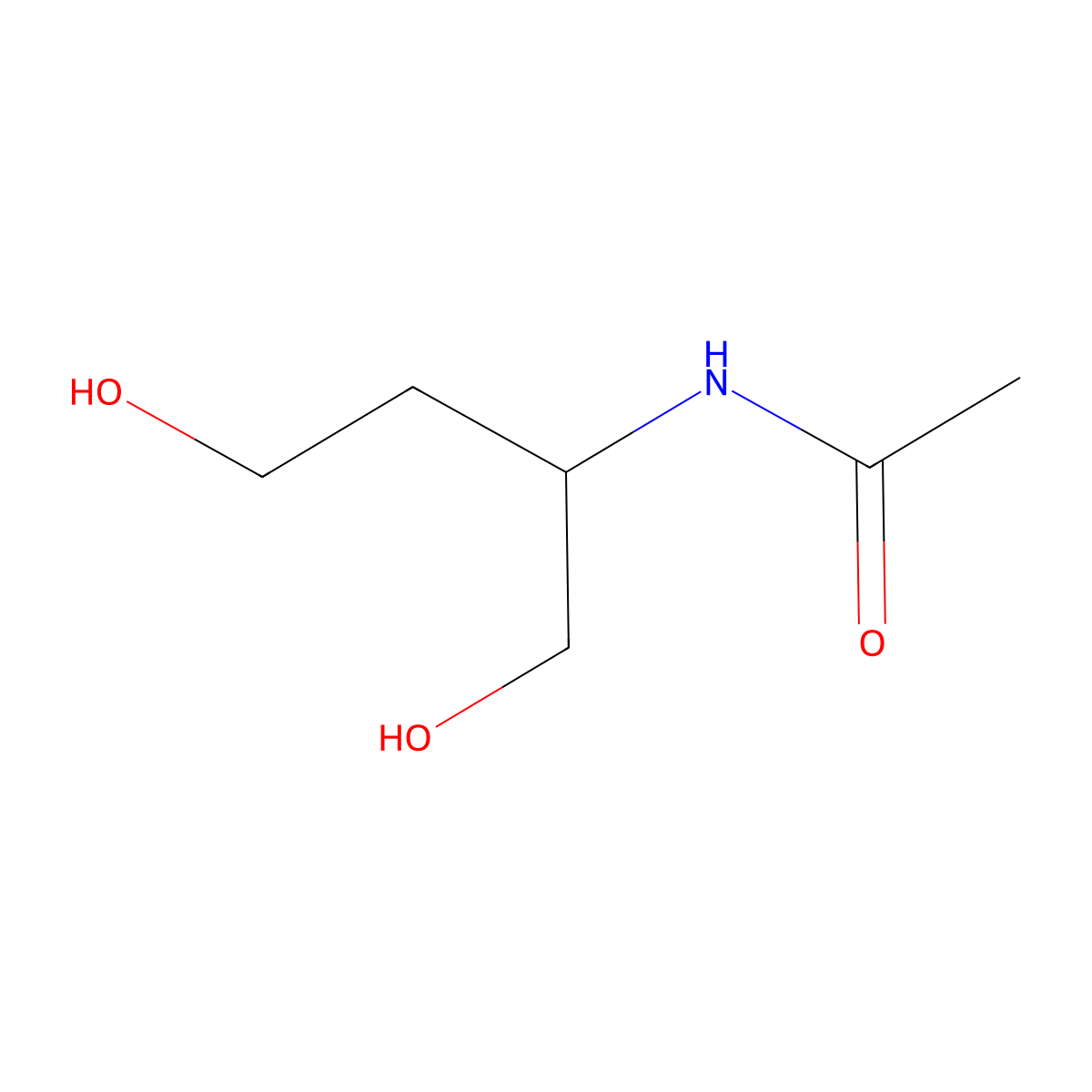(S)-N-(1,4-Dihydroxybutan-2-yl)acetamide molecular structure, CAS 1314999-24-0