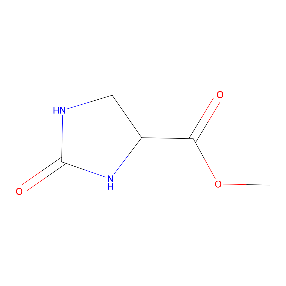 (R)-methyl 2-oxoimidazolidine-4-carboxylate molecular structure, CAS 1315000-85-1