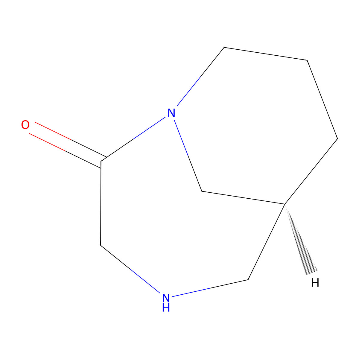 (6S)-1,4-Diazabicyclo[4.3.1]decan-2-one molecular structure, CAS 1315050-37-3