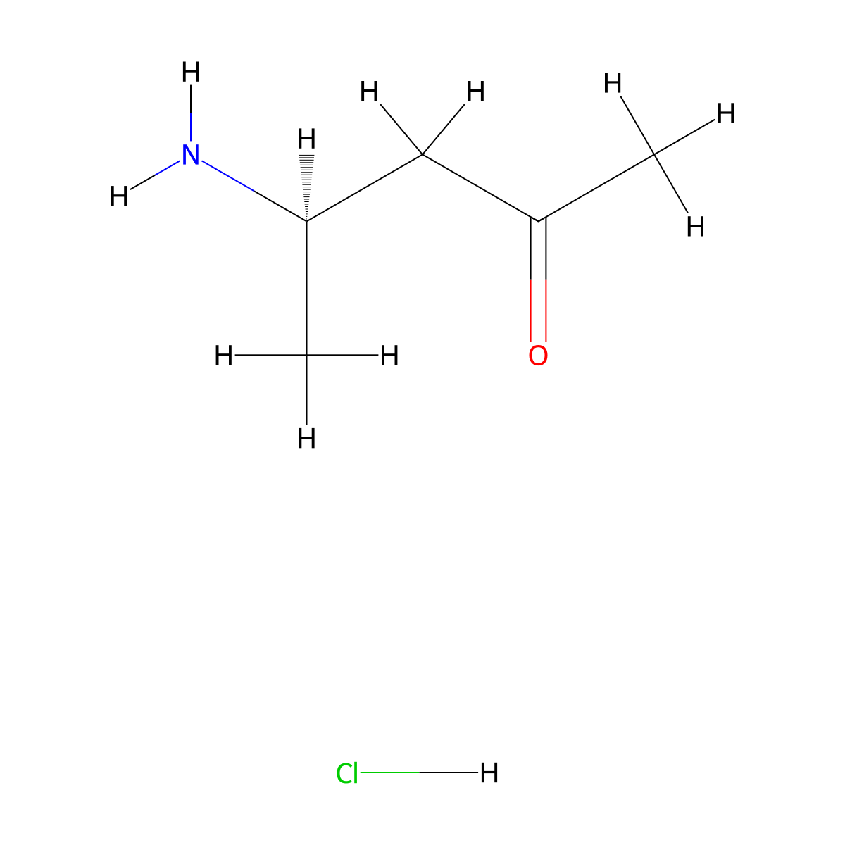 (R)-4-Aminopentan-2-one hydrochloride molecular structure, CAS 1315051-86-5