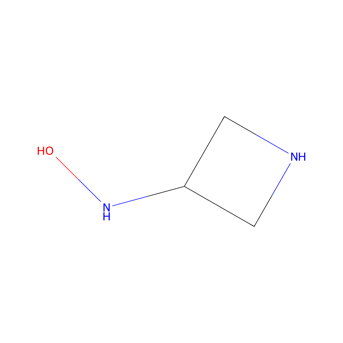N-(azetidin-3-yl)hydroxylamine molecular structure, CAS 1315059-96-1