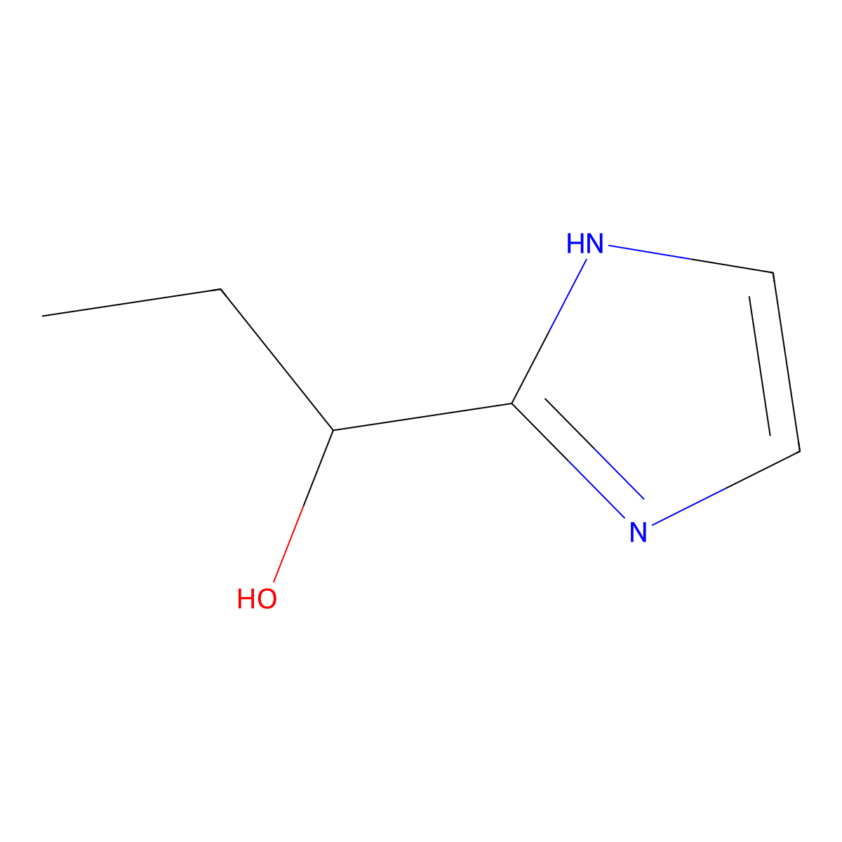 1-(1H-imidazol-2-yl)propan-1-ol molecular structure, CAS 1315060-05-9