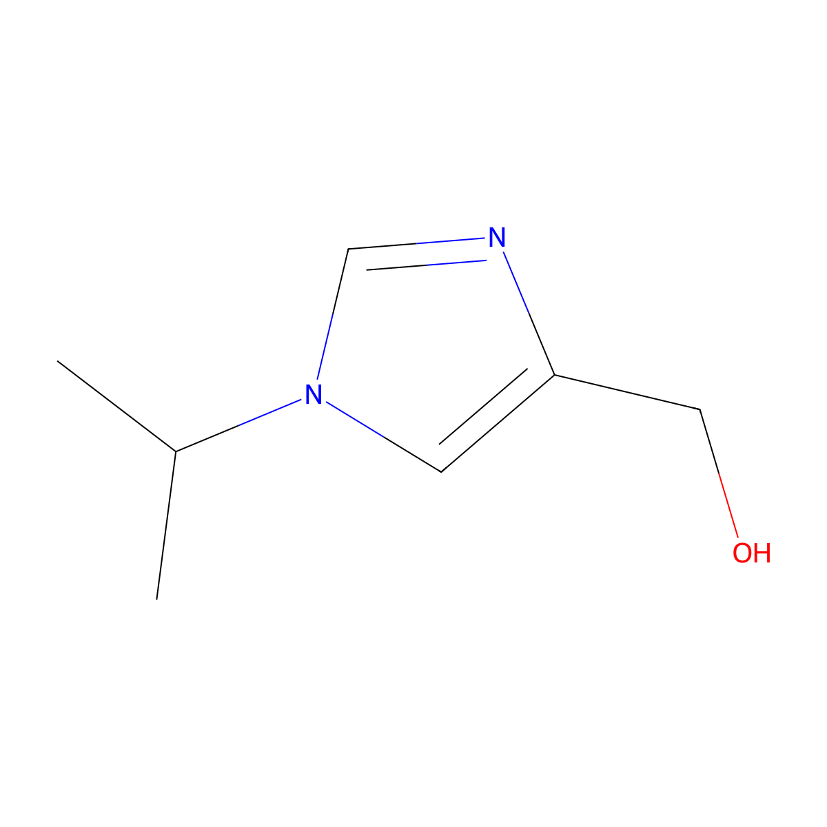[1-(propan-2-yl)-1H-imidazol-4-yl]methanol molecular structure, CAS 1315060-18-4