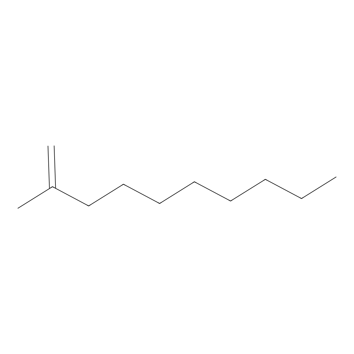 2-Methyl-1-decene molecular structure, CAS 13151-27-4