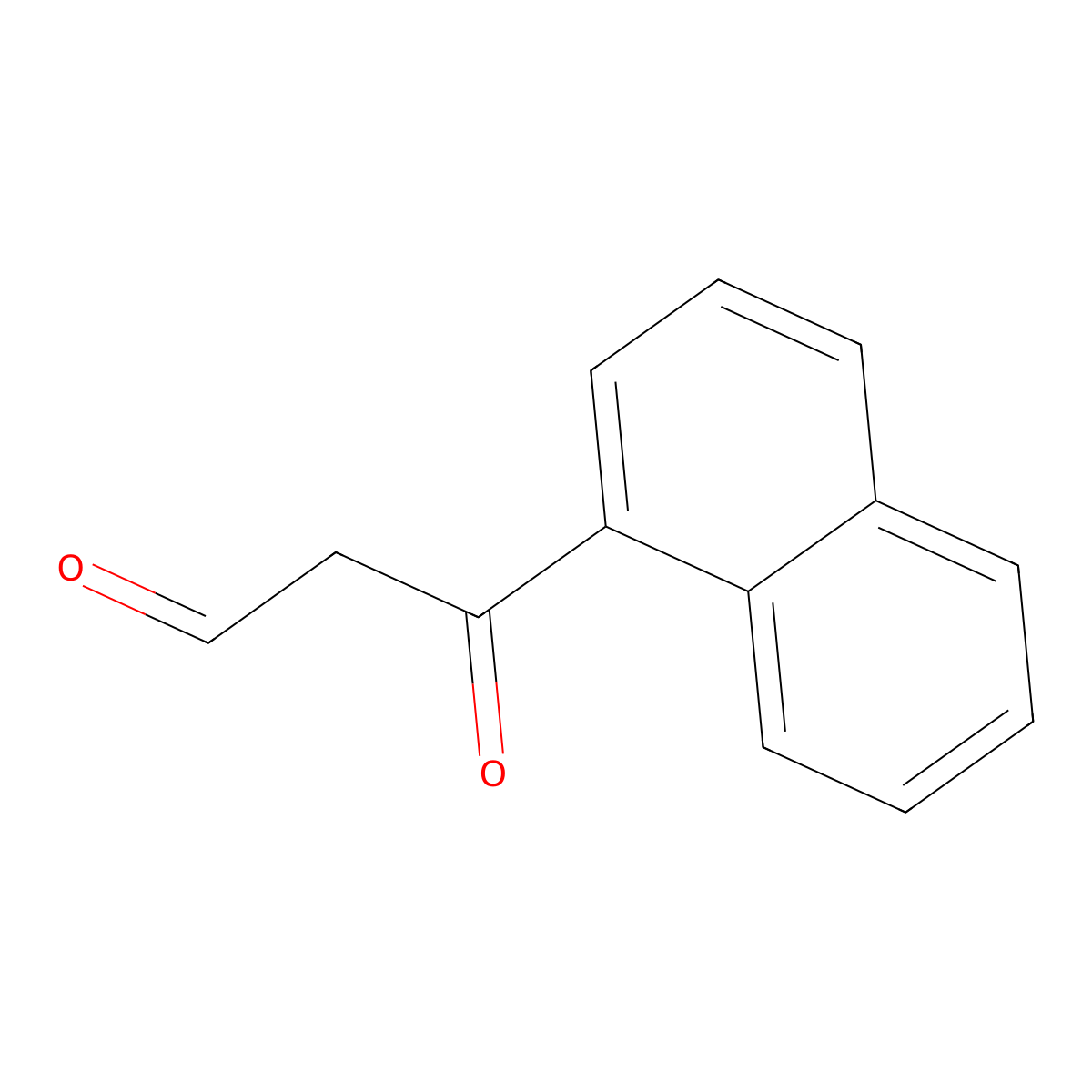 3-(1-Naphthyl)-3-oxopropanal molecular structure, CAS 131513-66-1