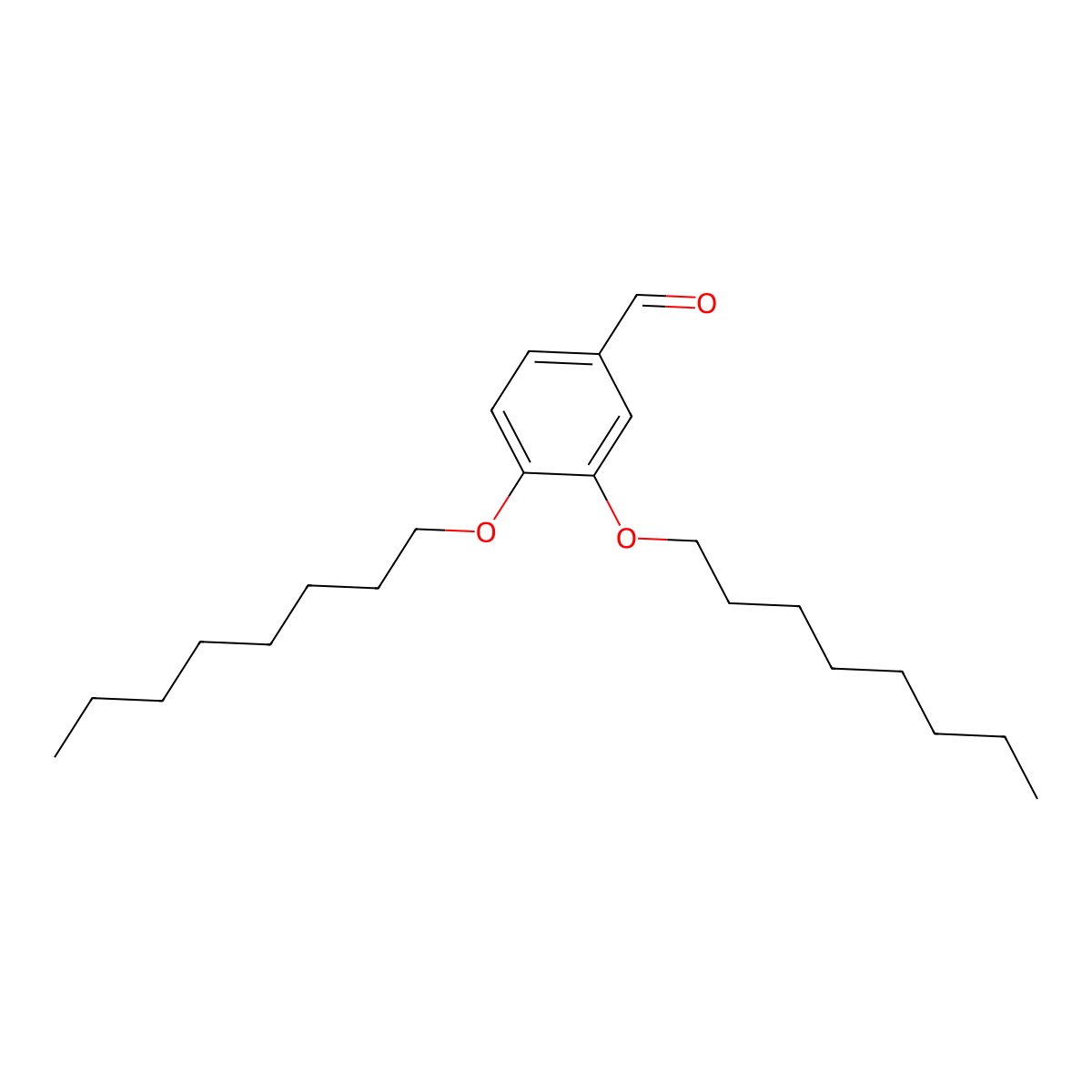 3,4-Bis(octyloxy)benzaldehyde molecular structure, CAS 131525-50-3