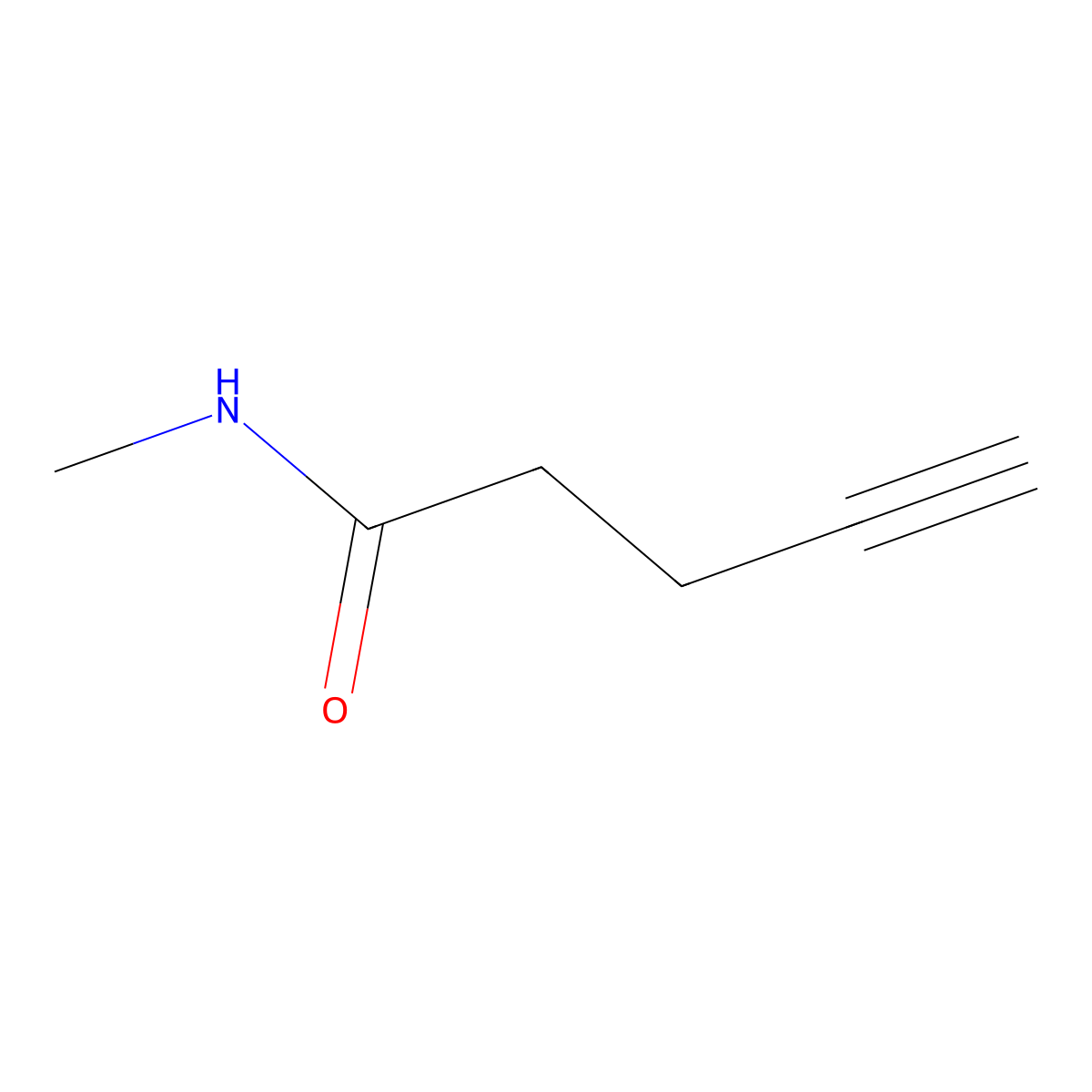 N-methylpent-4-ynamide molecular structure, CAS 131529-85-6